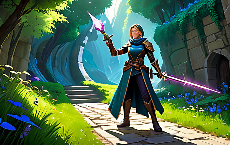 Caitlyn and Lux - Strategic Lane Control** "Caitlyn, a confident woman marksman in modest tactical gear, carefully sets a trap in a sunlit Summoner's Rift lane, while Lux, a radiant sorceress in elegant, flowing robes, prepares a light binding spell. Background: Lush greenery of the Rift, with detailed textures. Style: Professional digital illustration, vibrant colors, dynamic lighting, perfect anatomy, correct proportions, well-formed hands, proper finger count, natural pose. safe for work, appropriate content, fully clothed, professional, modest, family-friendly" **